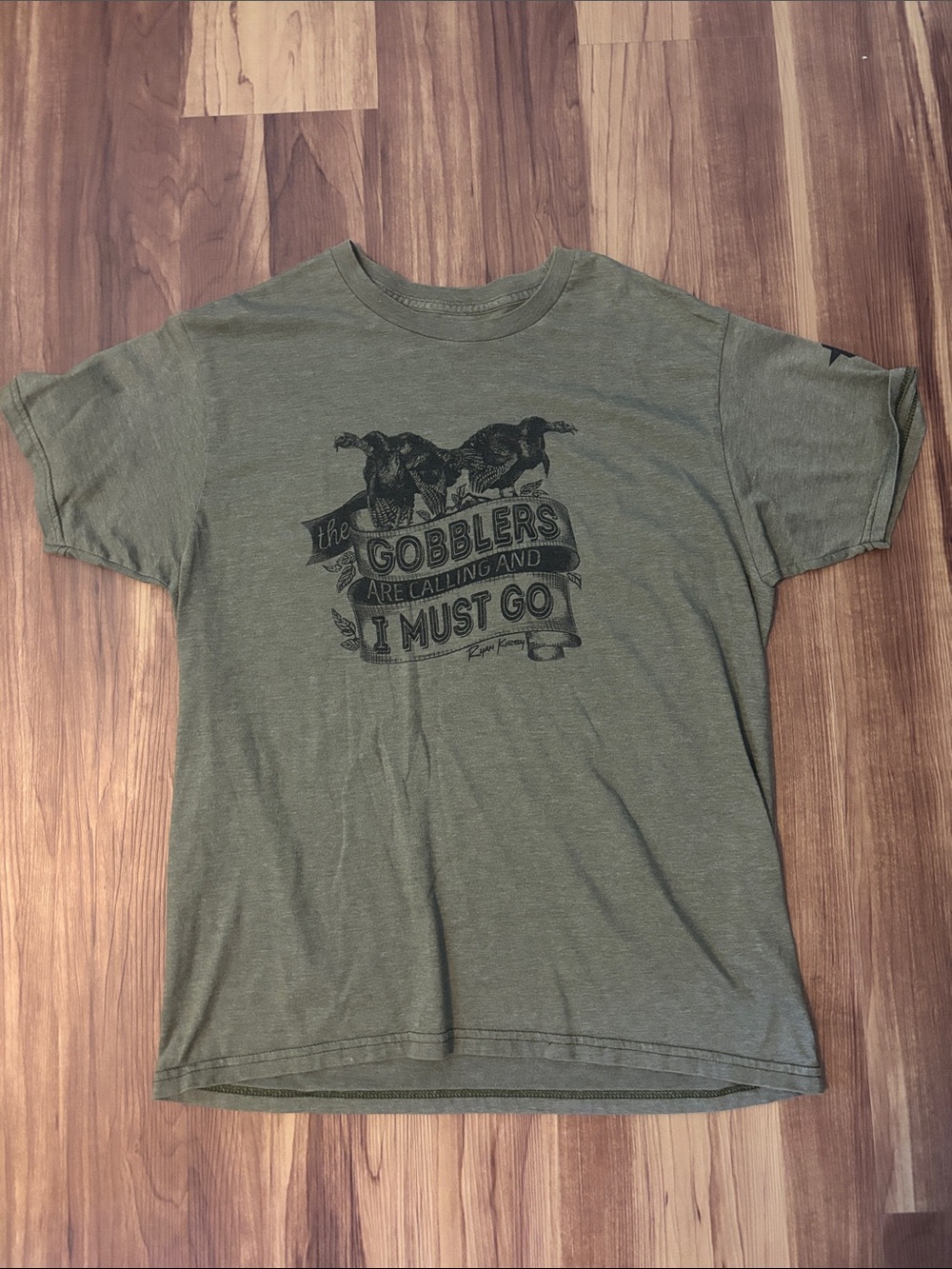 Nomad Olive Green Short-Sleeve Graphic Tee